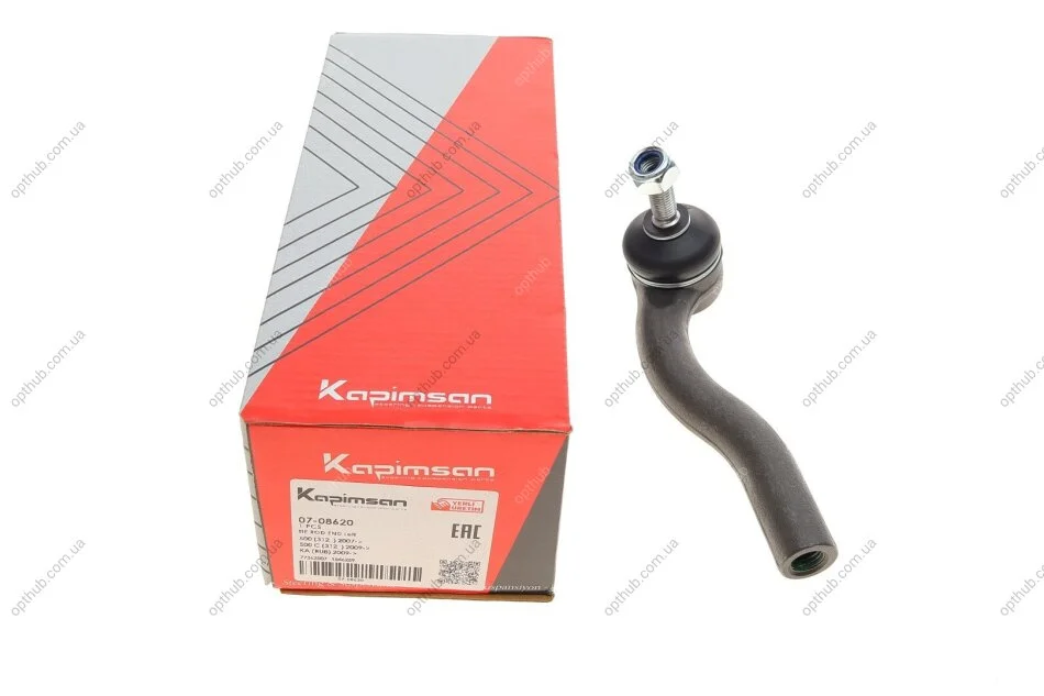 Наконечник тяги рульової (L) Fiat Panda II 03-12 UA63 KAPIMSAN 07-08620 (фото 1)