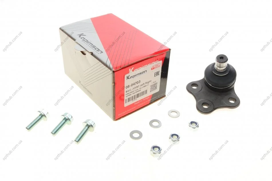Опора шаровая (передняя/снизу)) Ford Fiesta V 01-08/Fusion 02-12/Mazda 2 03-07 (opt-om) KAPIMSAN 08-04703 (фото 1)