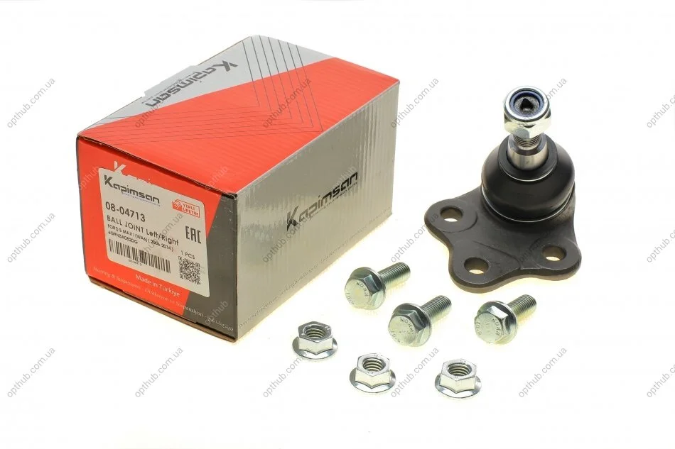 Опора кульова (передня/знизу) Ford Galaxy/Mondeo/S-Max 06-15/Volvo S60/V60 10-18/S80/V70 07-16 UA63 KAPIMSAN 08-04713 (фото 1)