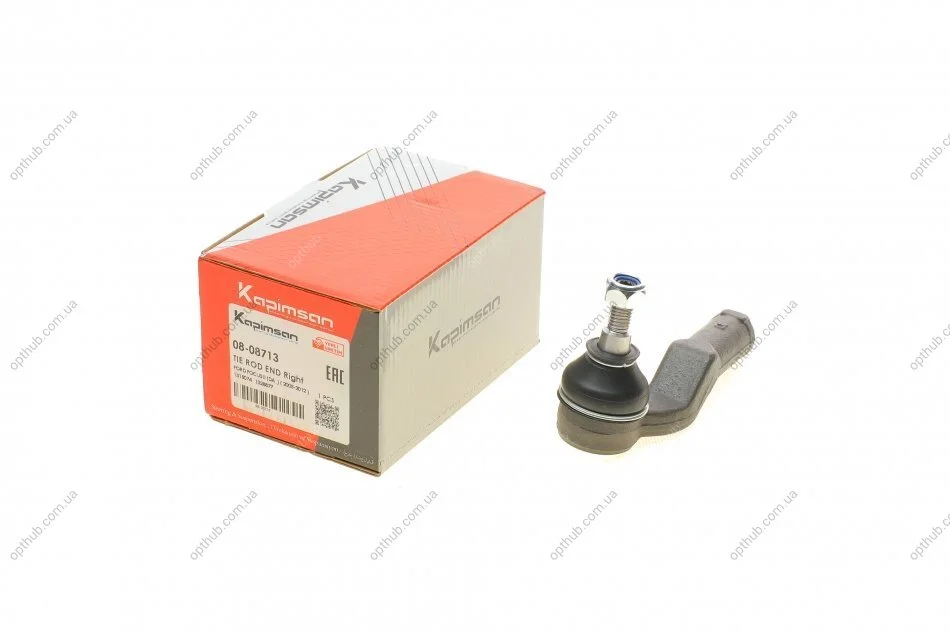 Наконечник тяги рульової (R) Ford Focus II/Volvo C30 1.4-2.5 03-12 (L=100mm) UA63 KAPIMSAN 08-08713 (фото 1)