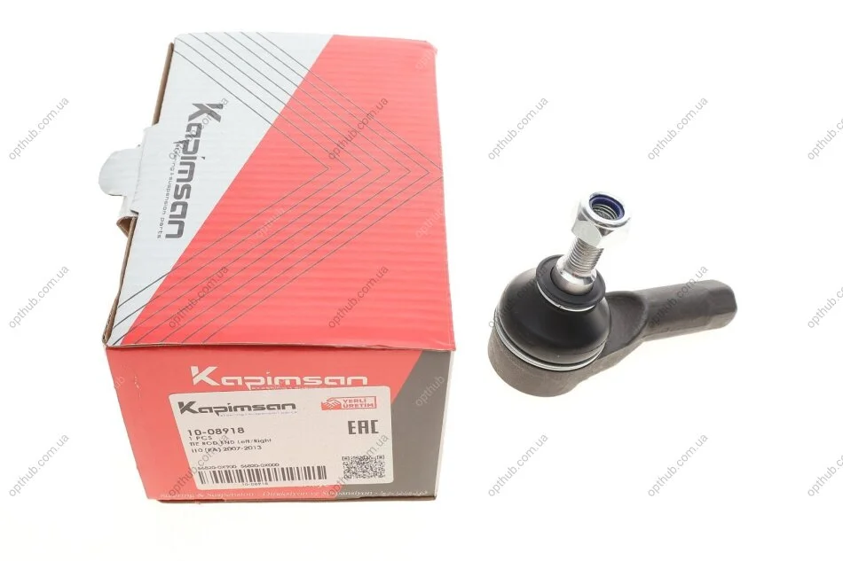 Наконечник тяги рульової Hyundai i10 07-13 UA63 KAPIMSAN 10-08918 (фото 1)