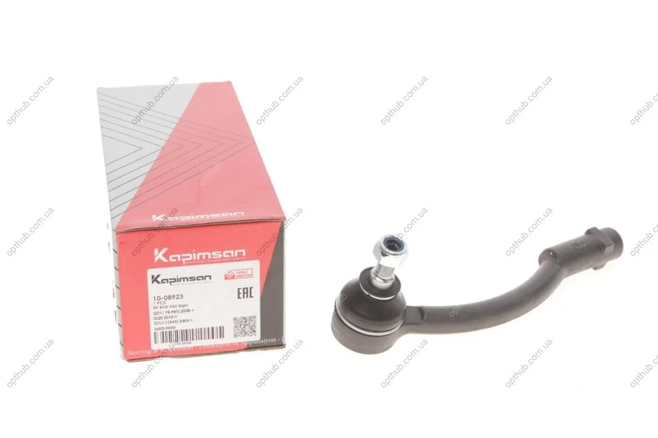 Наконечник тяги рульової (R) Hyundai i20 08-15/ix20 10-/Kia Soul/Venga 09- UA63 KAPIMSAN 10-08923 (фото 1)