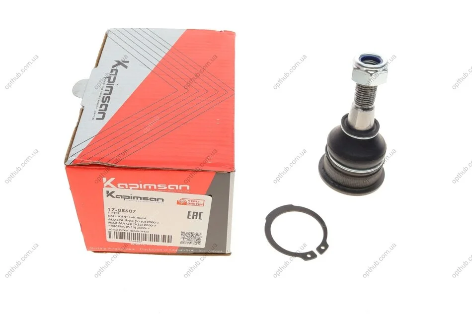 Опора кульова (передня/знизу) Nissan Primera/Almera Tino 00- (opt-om) KAPIMSAN 17-05607 (фото 1)