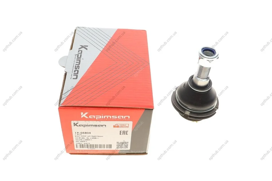 Опора кульова (передня/зверху) Citroen C5 III/Peugeot 407 1.6-3.0 04- UA63 KAPIMSAN 19-05804 (фото 1)