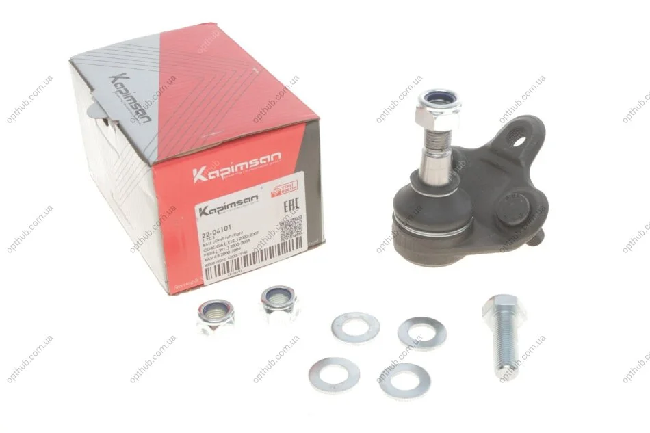 Опора кульова (передня/знизу) Toyota Corolla 1.3-2.0 97-/Rav 4 II 1.8-2.0 00- UA63 KAPIMSAN 22-06101 (фото 1)