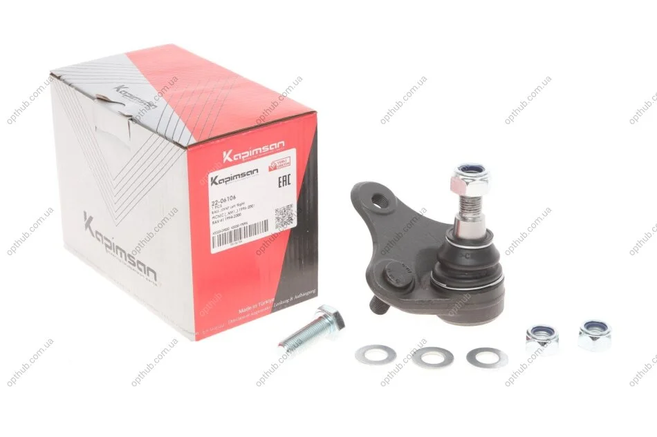 Опора кульова (передня/знизу) Toyota Avensis/Carina E/Celica/Corolla/Picnic 92-03 UA63 KAPIMSAN 22-06106 (фото 1)