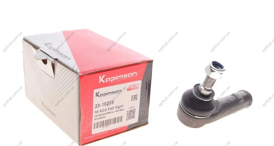 Наконечник тяги рульової (R) VW T4 91-95 (d=16mm) UA63 KAPIMSAN 23-10215 (фото 1)