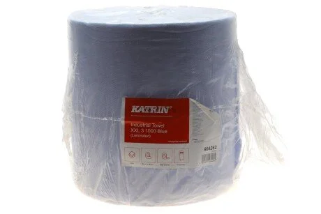 Папир для протирання поверхонь Classic Industrial XXL3 3 шари/1000 отр.(36х38cм) (блакитний) (opt-om) KATRIN 464262