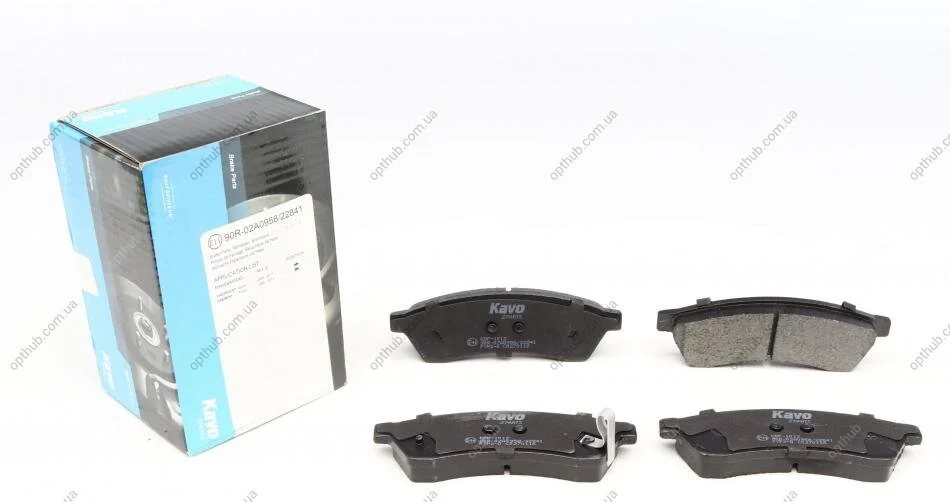 Комплект тормозных колодок PARTS KAVO KBP-1012 (фото 1)
