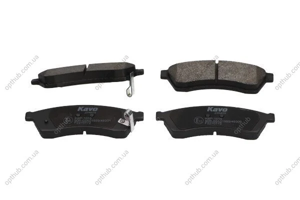 Комплект гальмівних колодок PARTS KAVO KBP-1015 (фото 1)