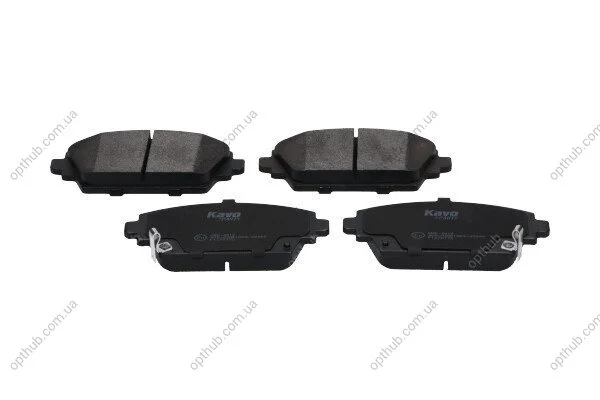 Колодки гальмівні (передні) Honda Accord VI 98-02/Nissan Primera P12 02-08 PARTS UA63 KAVO KBP-2012 (фото 1)