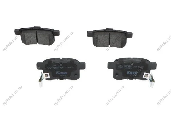 Колодки гальмівні (задні) Honda Accord VIII 2.0-2.4i 08- PARTS UA63 KAVO KBP-2044 (фото 1)