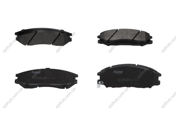 Колодки гальмівні (передні) Hyundai Santa Fe/Trajet 00-12/Ssangyong Actyon/Kyron 05-/Rexton 02- UA63 KAVO KBP-3019 (фото 1)