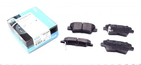 Колодки гальмивни (задни) Hyundai Accent/Elantra/Sonata/Tucson/ Kia Rio/Ceed (Akebono) UA63 KAVO KBP-3025