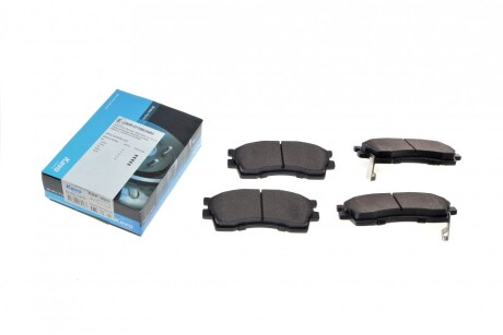 Колодки гальмівні (передні) Kia Rio 00-11/Spectra 01-10 (129.2x43.5x15.5) PARTS (opt-om) KAVO KBP-4002