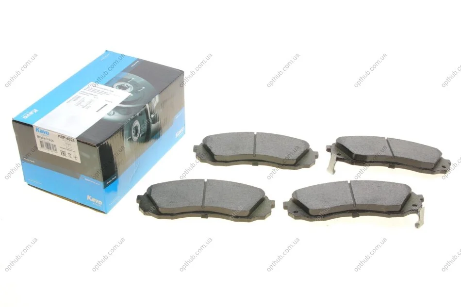 Комплект гальмівних колодок PARTS KAVO KBP-4024 (фото 1)