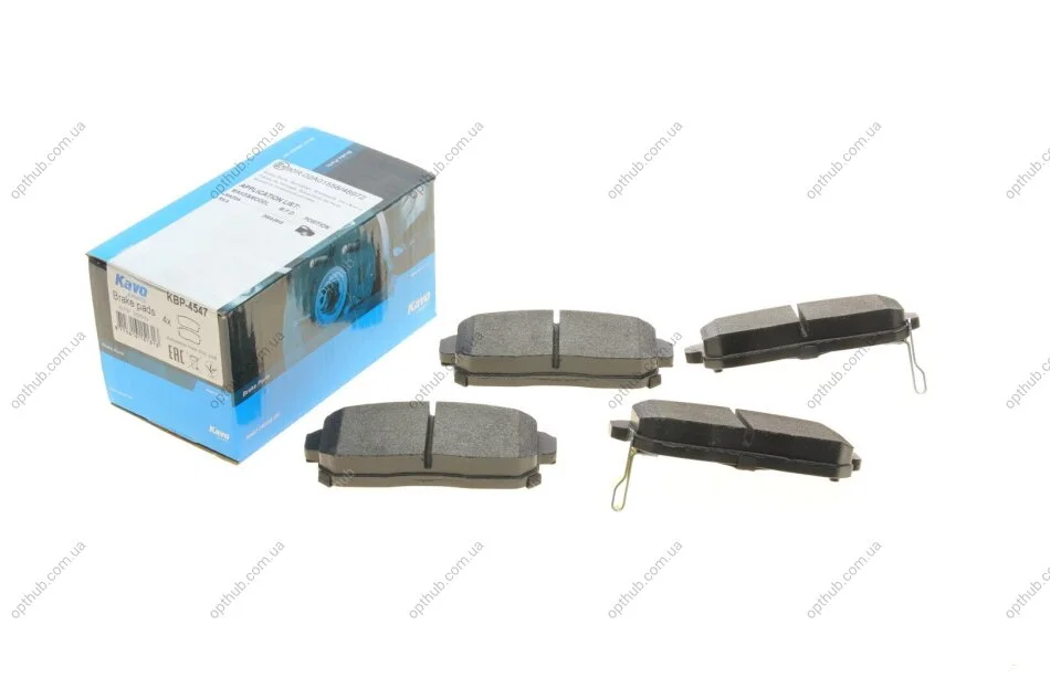 Комплект гальмівних колодок PARTS KAVO KBP-4547 (фото 1)