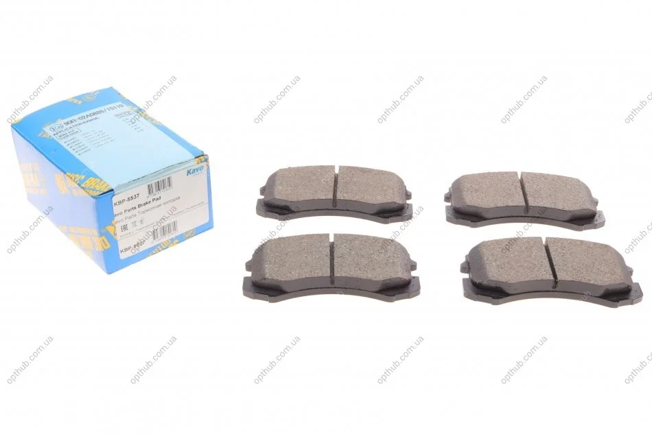 Колодки гальмівні (передні) Mitsubishi Lancer VII 00-13 PARTS (opt-om) KAVO KBP-5537 (фото 1)