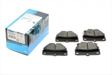 Колодки гальмивни (задни) Toyota Corolla/Yaris 99-07 PARTS UA63 KAVO KBP-9013