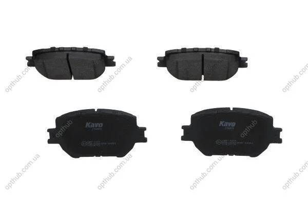 Колодки гальмівні (передні) Toyota Corolla 01-07/Matrix 02-04/Celica 99-05 PARTS UA63 KAVO KBP-9015 (фото 1)