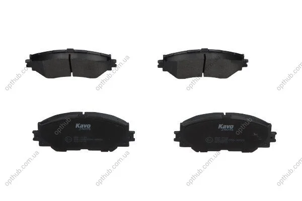 Колодки гальмівні (передні) Toyota RAV4 III 06-/Auris 07- PARTS UA63 KAVO KBP-9120 (фото 1)