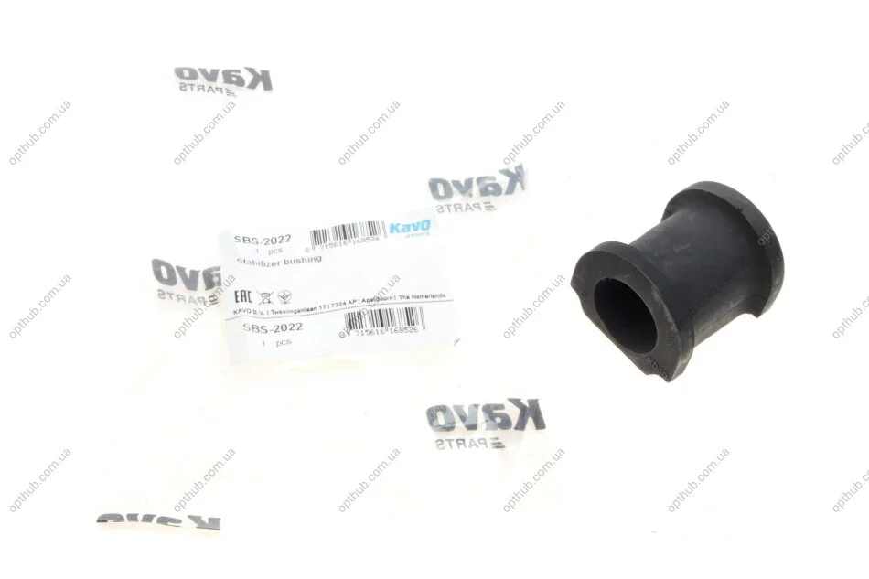 Втулка стабілізатора (переднього) Honda Civic/CR-V 01-07 (d=25mm) PARTS (opt-om) KAVO SBS-2022 (фото 1)