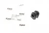 Втулка стабілізатора (переднього) Hyundai Getz 1.1-1.6 01-12 (d=19.5mm) PARTS (opt-om) KAVO SBS-3004 (фото 1)