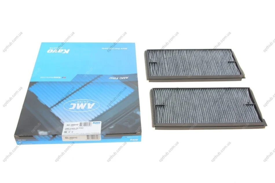 Фільтр салону Suzuki Vitara/Grand Vitara I 94-03 (вугільний) (к-кт 2шт) PARTS (opt-om) KAVO SC-9501C (фото 1)