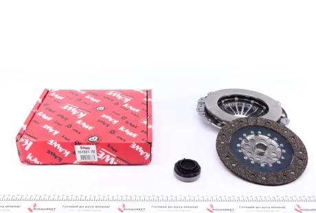 Комплект сцепления DB W124 2.3 89-(d=228mm) (+выжимной)) UA63 KAWE 957331