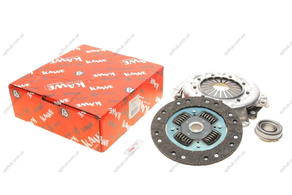 Комплект зчеплення Mitsubishi L200/Pajero III 2.5 TD 4WD 96-07 (d=225mm) (+вижимний) (opt-om) KAWE 957601 (фото 1)
