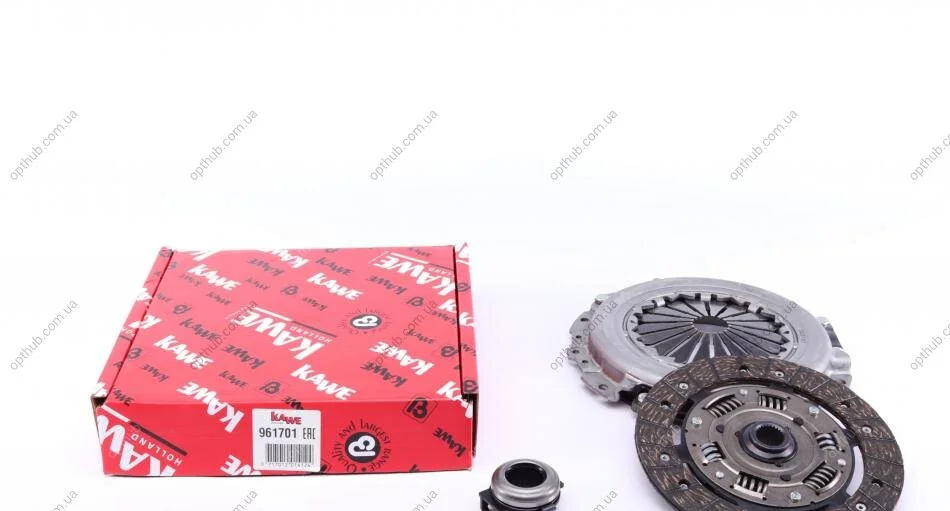 Комплект зчеплення Renault Megane 1.6 16V 98-03 (d=215mm) (+вижимний) (opt-om) KAWE 961701 (фото 1)