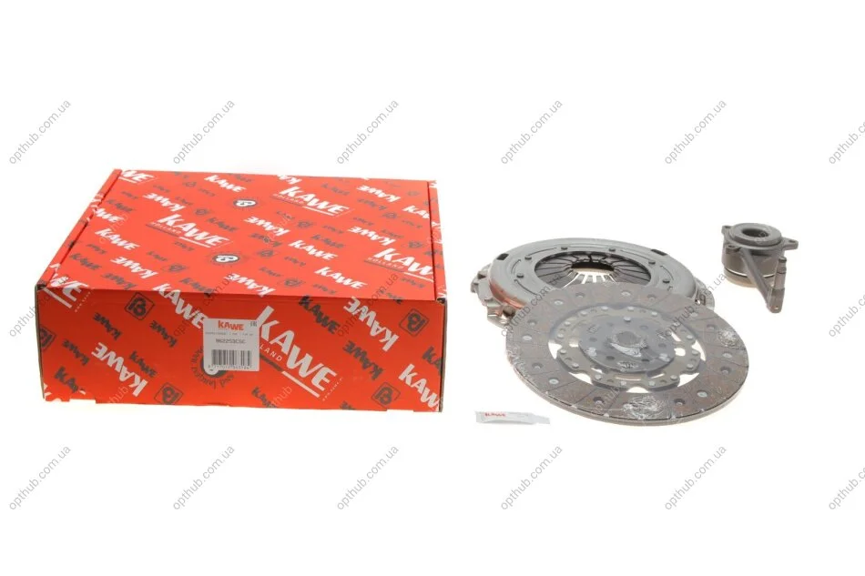 Комплект зчеплення VW Golf IV 1.9 DTI/1.8-2.3 98-06 (d=240) (+вижимний) (opt-om) KAWE 962253CSC (фото 1)