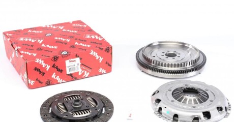 Демпфер (глухий) + комплект зчеплення Opel Combo 1.3CDTI (opt-om) KAWE DMV231M