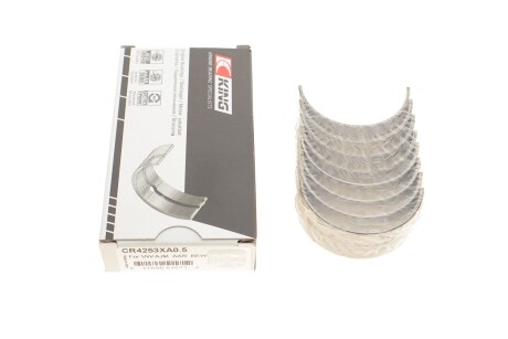 Вкладиші шатунні VW Caddy III/IV 1.6/1.9/2.0 TDI 04-20 (+0.50) UA63 King CR4253XA0.5