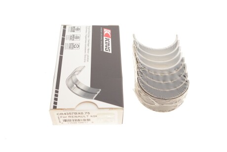 Вкладиші шатунні Renault Kangoo 1.5 dCi 01- (+0.75) (opt-om) King CR4357BX0.75