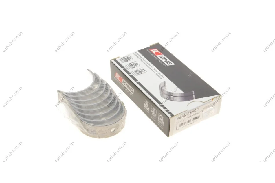 Вкладиши коринни Citroen C3/C4/Berlingo/Peugeot 208/308 1.2 14- (+0.3) KING UA63 King MB4544SM0.3 (фото 1)
