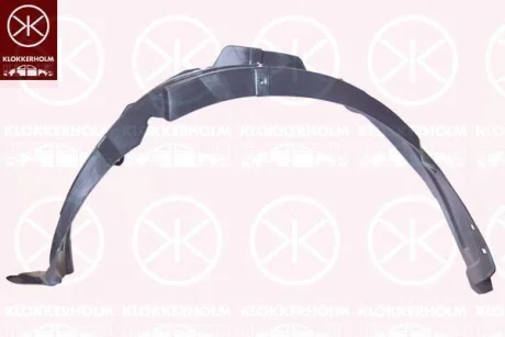 Підкрилок ніша колеса пластик лівий передній KLOKKERHOLM 3120385
