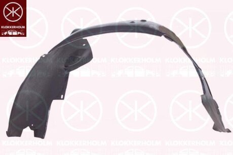 Підкрилок ніша колеса пластик лівий передній KLOKKERHOLM 5051387