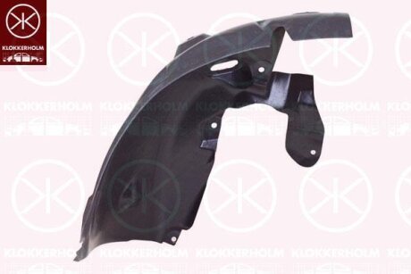 Підкрилок ніша колеса, пластик KLOKKERHOLM 6043386
