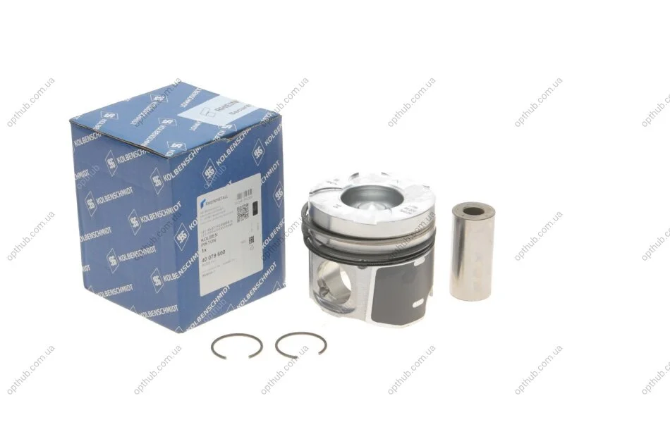 Поршень з кільцями RENAULT/OPEL 89,00 G9U 2.5dCi 16V Euro 3 2000- шатун трапеція (вир-во KS) KOLBENSCHMIDT 40079600 (фото 1)