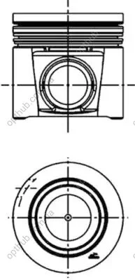Поршень KOLBENSCHMIDT 40286620 (фото 1)