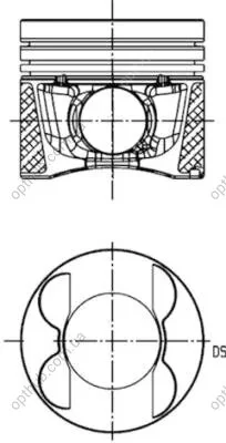 Поршень KOLBENSCHMIDT 40809610 (фото 1)