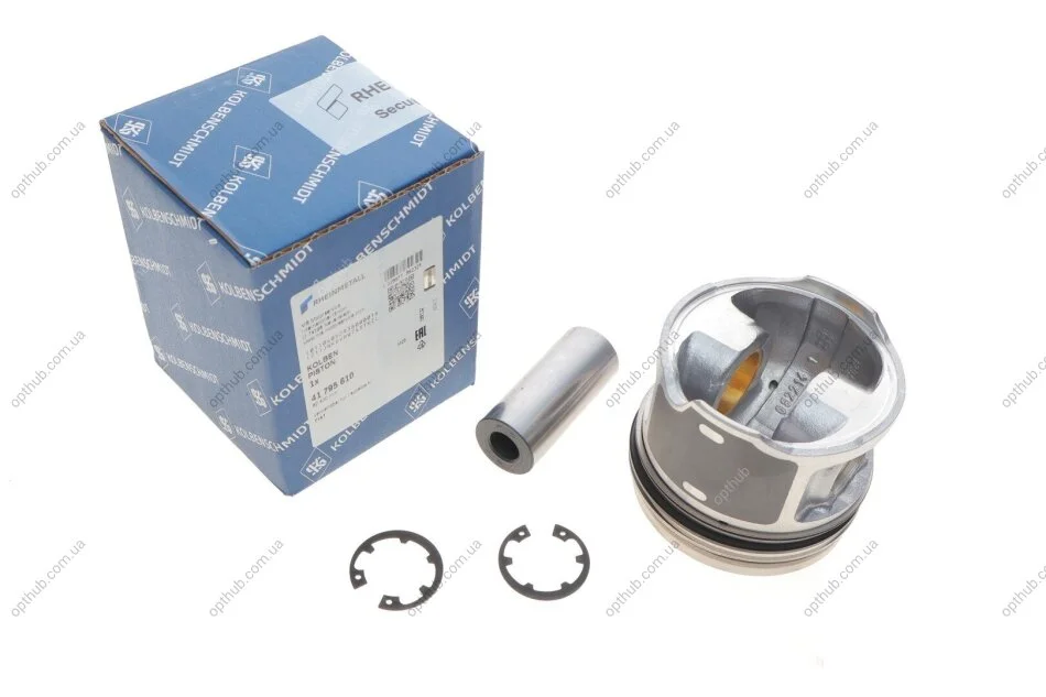 Поршень з кільцями FIAT/OPEL 82.40 186A8/186A9/188B2/192A1/Z19DT/Z19DTL (вир-во KS) KOLBENSCHMIDT 41795610 (фото 1)