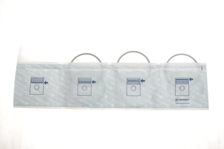 Кільця поршневі MB 97.5 (2.5/2.5/4) OM364/OM366 (1 ЦІЛ) KOLBENSCHMIDT 800019212000