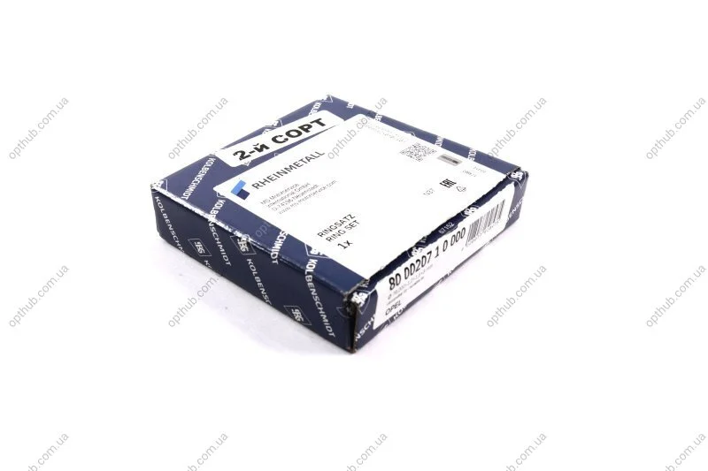 Кільця поршневі OPEL 79,00 1,6 C16NZ 1,2x1,5x3 (вир-во KS) KOLBENSCHMIDT 800020710000 (фото 1)