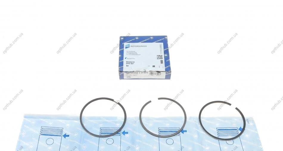 Кільця поршневі OPEL 82,50 1,7D/TD (вир-во KS) KOLBENSCHMIDT 800021010000 (фото 1)
