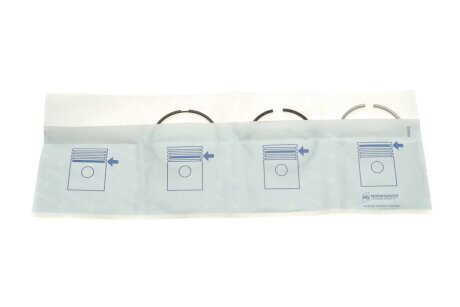 Кільця поршневі PSA 75,00 1.6HDi 16V DV6TED4 Euro4 3x1,95x2,5 (KS) KOLBENSCHMIDT 800054910000