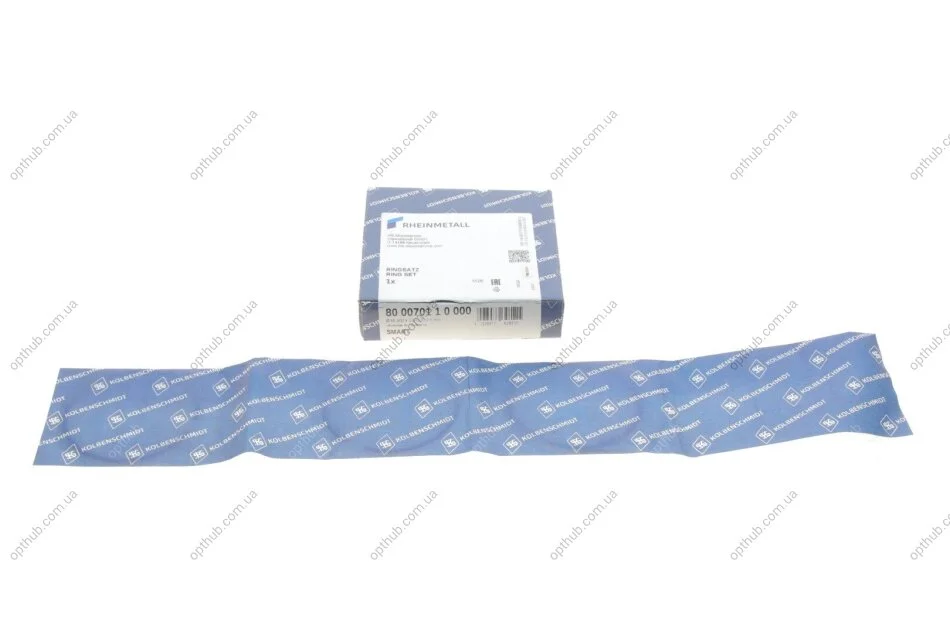Кільця поршневі Smart Fortwo 0.8 CDi 07- (65.50mm/STD) (1.5-2.5-1.5) (opt-om) KOLBENSCHMIDT 800070110000 (фото 1)