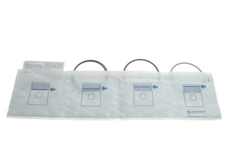 Кільця поршневі VAG 1,6 MPI CWVA/CWVB Euro5 1,2*1,2*2 (KS) C.I.U KOLBENSCHMIDT 800116510000