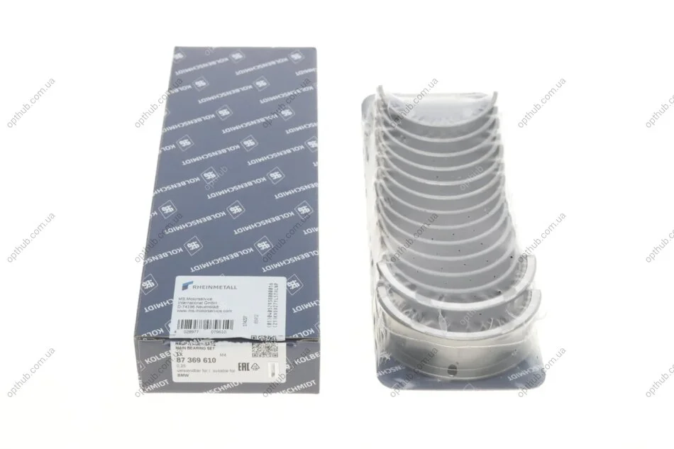 Вкладиші 0.25MM BMW M20/M21/M50/M51/M52 KOLBENSCHMIDT 87369610 (фото 1)
